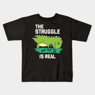 T-Rex hates pushups Kids T-Shirt
